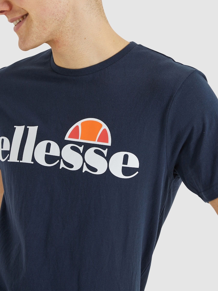 Ellesse Navy 100% Cotton Prado T-Shirt - Image 4 of 5