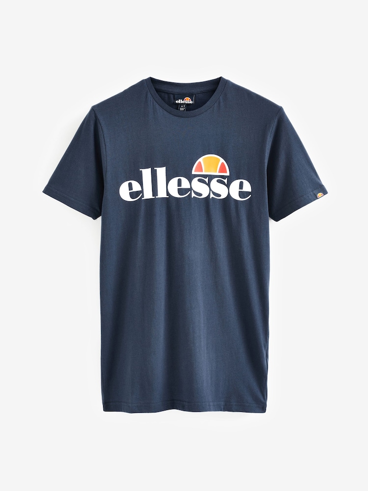 Ellesse Navy 100% Cotton Prado T-Shirt - Image 5 of 5