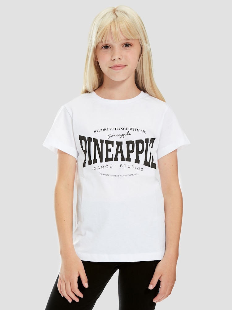 Pineapple White 100% Cotton T-Shirt - Image 1 of 4 Pineapple White 100% Cotton T-Shirt - Image 1 of 4
