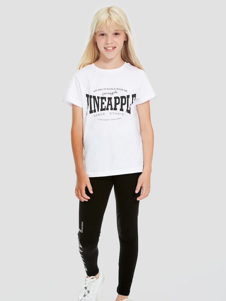 Pineapple White 100% Cotton T-Shirt - Image 2 of 4 Pineapple White 100% Cotton T-Shirt - Image 2 of 4