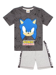 Vanilla Underground Grey Boys Sonic Licensing Short Gaming Pyjamas - Image 1 of 5