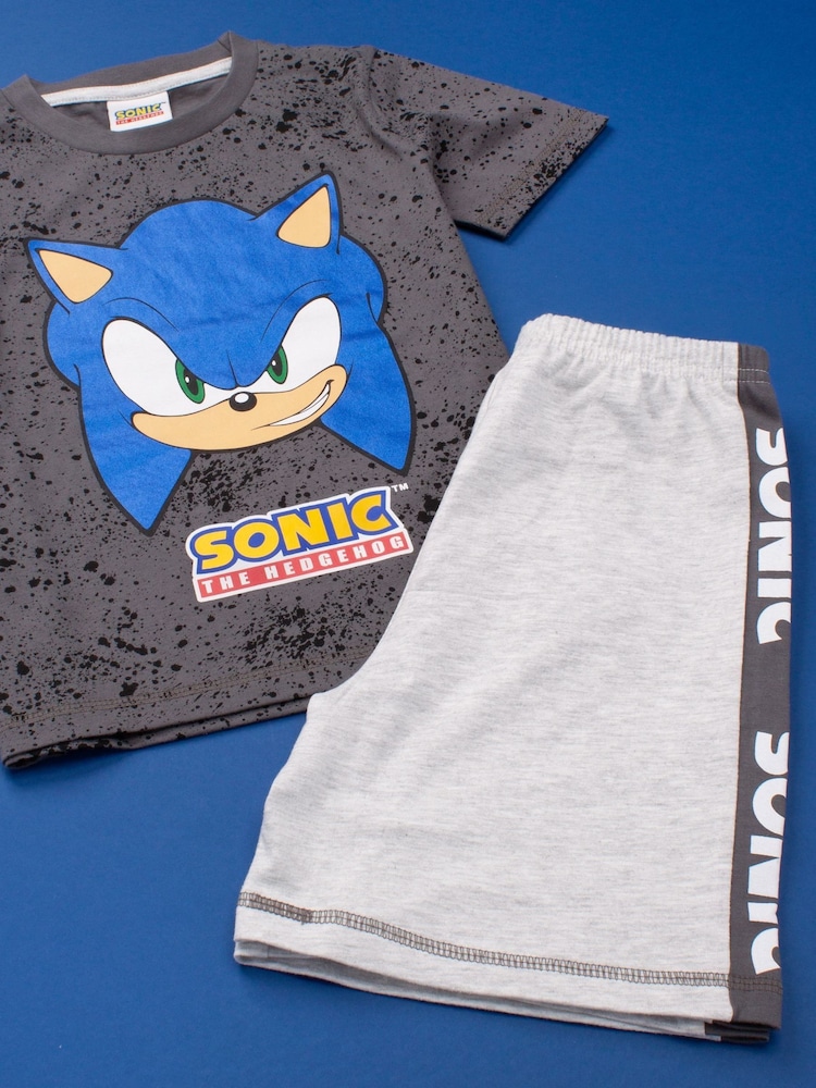 Vanilla Underground Grey Boys Sonic Licensing Short Gaming Pyjamas - Image 4 of 5