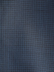 Navy Blue Slim Fit Check Suit Jacket - Image 11 of 11