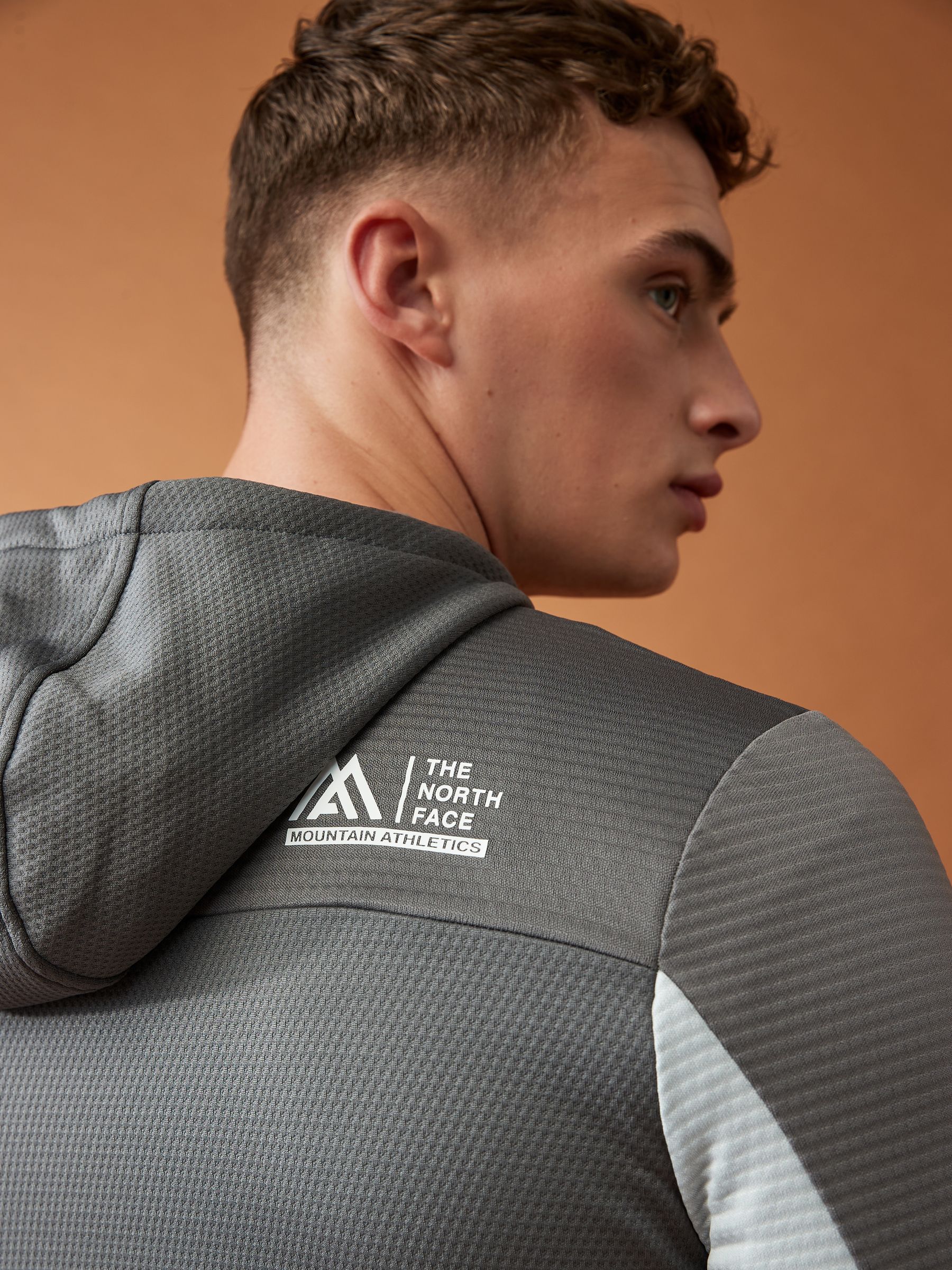 Mountain athletics hoodie grey top