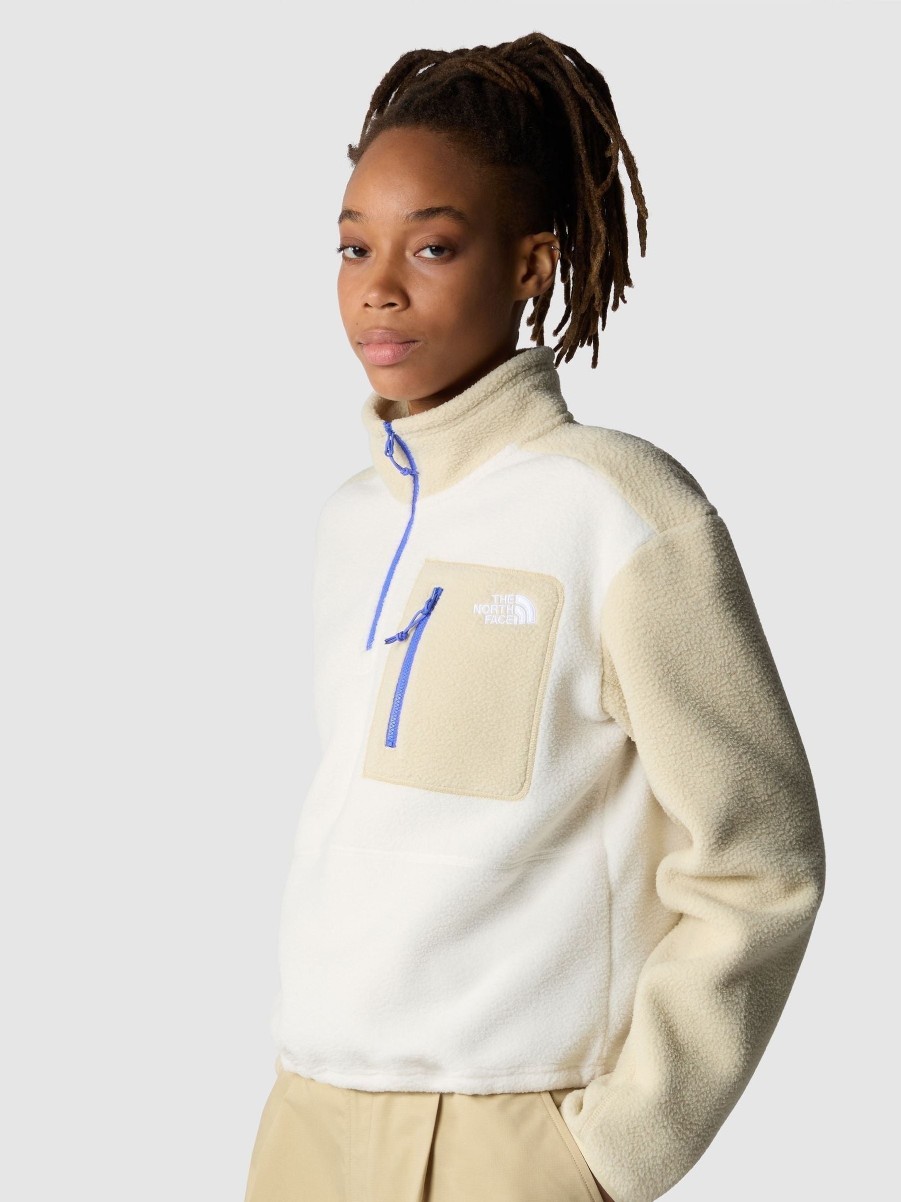 Womens north face half zip cheap