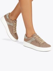 Carvela Brown Gia Embellished Trainers - Image 5 of 5