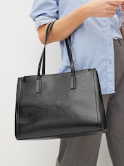 Black Formal Open Tote Bag - Image 1 of 7