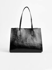 Black Formal Open Tote Bag - Image 3 of 7
