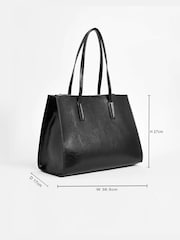 Black Formal Open Tote Bag - Image 4 of 7