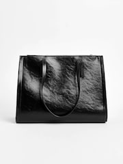 Black Formal Open Tote Bag - Image 6 of 7