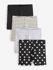 Monochrom - Radlershorts im 4er-Pack (3 Monate bis 7 Jahre) - Bild 1 von 3