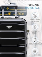 Flight Knight Hard Shell ABS Easyjet Size Cabin Carry On Case - Image 4 of 7