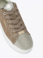 Carvela Brown Daze Toe Cap Emebellished Trainers - Image 5 of 5