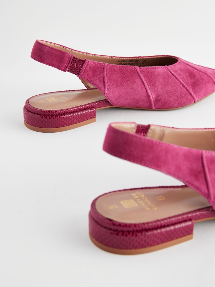 rožnata - Usnjeni čevlji s paneli in paščkom čez peto Forever Comfort® - Slika 8 iz 8 rožnata - Usnjeni čevlji s paneli in paščkom čez peto Forever Comfort® - Slika 8 iz 8