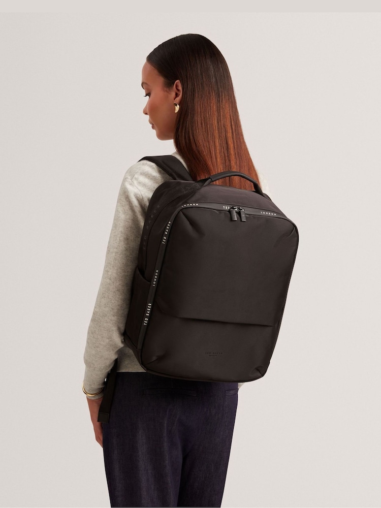 Ted Baker Black Onboard Underseat Cabin Backpack - Image 1 of 6 Ted Baker Black Onboard Underseat Cabin Backpack - Image 1 of 6