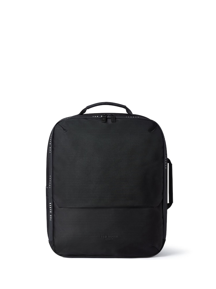Ted Baker Black Onboard Underseat Cabin Backpack - Image 2 of 6 Ted Baker Black Onboard Underseat Cabin Backpack - Image 2 of 6