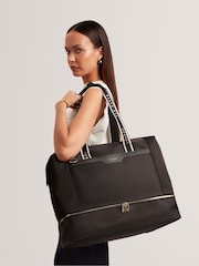 Ted Baker Black Icon Travel Underseat Cabin Holdall - Image 1 of 10