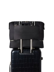 Ted Baker Black Icon Travel Underseat Cabin Holdall - Image 6 of 10