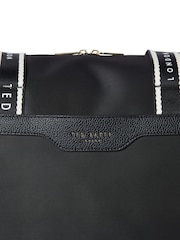 Ted Baker Black Icon Travel Underseat Cabin Holdall - Image 7 of 10