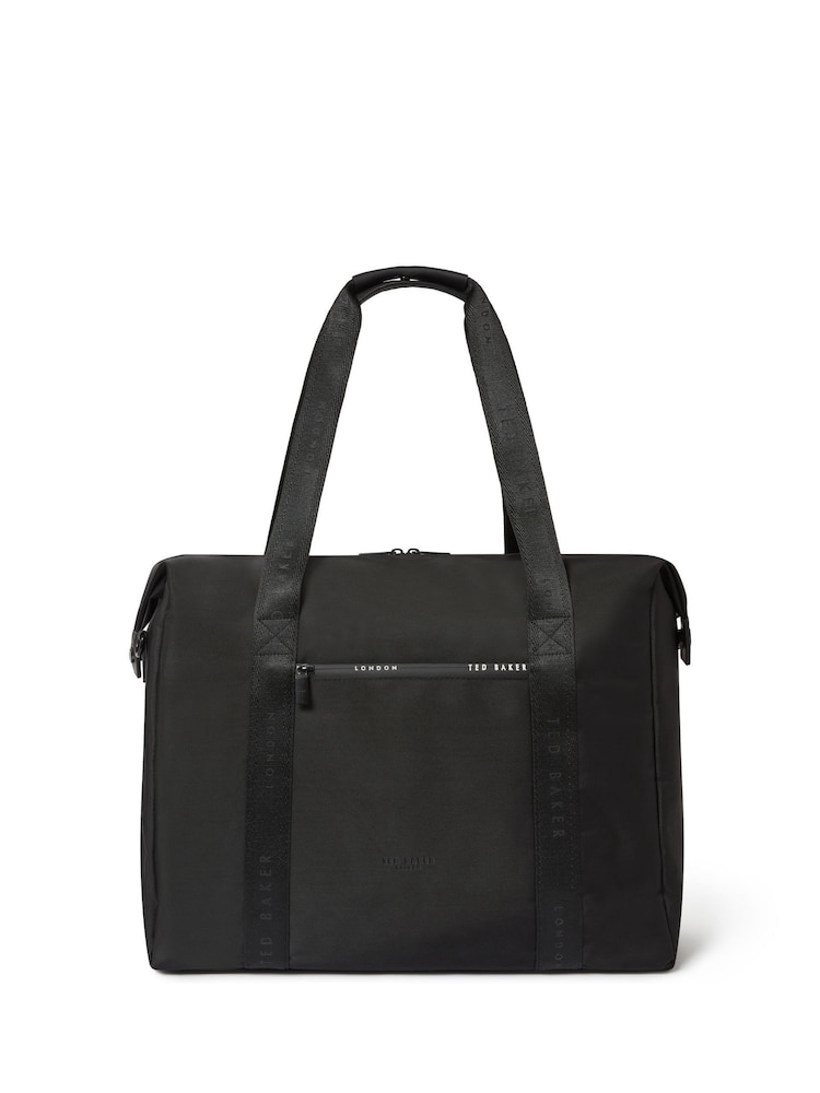 Ted Baker Black Onboard Underseat Cabin Holdall - Image 2 of 7