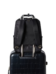 Ted Baker Black Icon Travel Underseat Cabin Backpack - Image 4 of 9