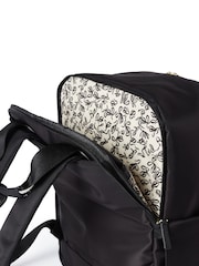 Ted Baker Black Icon Travel Underseat Cabin Backpack - Image 6 of 9