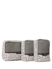 Ted Baker Cream Icon Travel Packing Cubes Set of 3 - Image 1 of 5