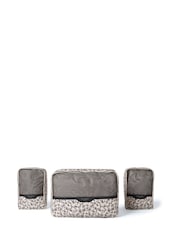 Ted Baker Cream Icon Travel Packing Cubes Set of 3 - Image 3 of 5