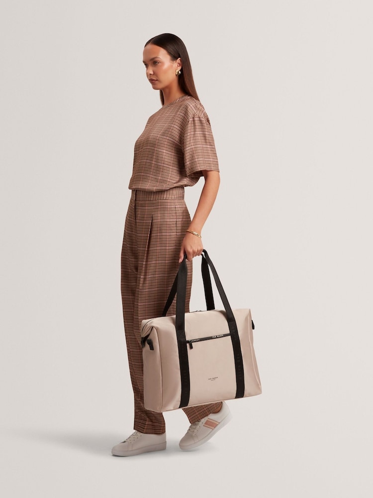 Ted Baker Brown Onboard Underseat Cabin Holdall - Image 1 of 6 Ted Baker Brown Onboard Underseat Cabin Holdall - Image 1 of 6