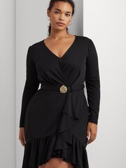 Lauren Ralph Lauren Derrain Black Dress - Image 1 of 5