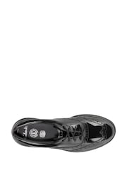 Clarks Patent Loxham gležnjar z luknjičastim vzorcem in vezalkami Youth čevlji - Slika 6 iz 7