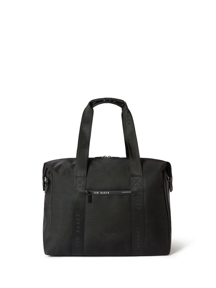 Ted Baker Black Onboard Underseat Cabin Holdall - Image 2 of 6 Ted Baker Black Onboard Underseat Cabin Holdall - Image 2 of 6