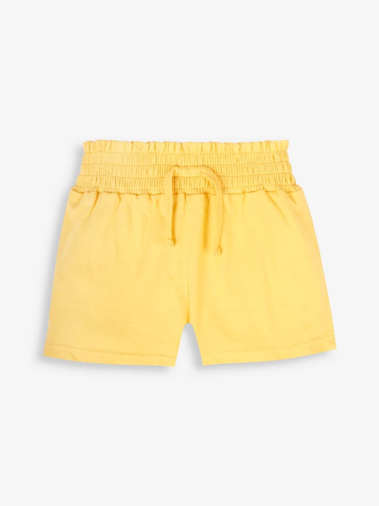 JoJo Maman Bébé Pink 2-Pack Lemon Floral Print & Yellow Pretty Shorts - Image 3 of 8