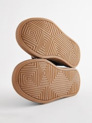 Black/Tan Brown Standard Fit (F) Warm Lined Touch Fastening Boots - Image 4 of 5