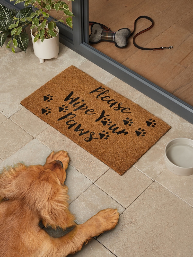 Ștergeți-vă paws Doormat - Image 1 of 5