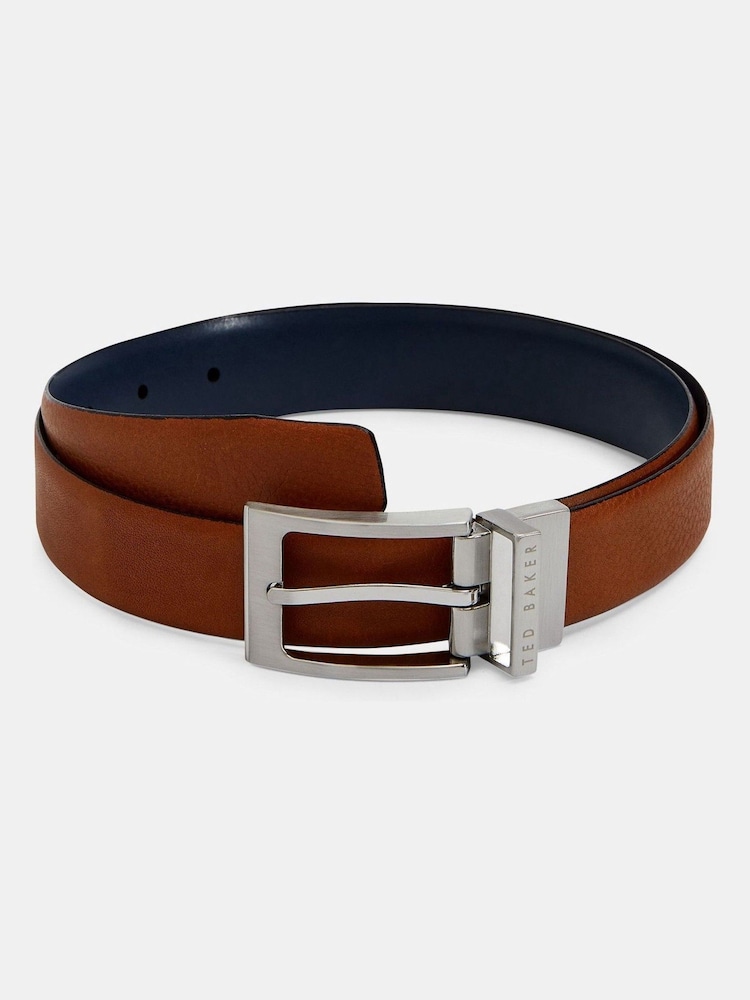 بني - حزام جلد ذو وجهين Karmer من Ted Baker  - Image 1 of 4