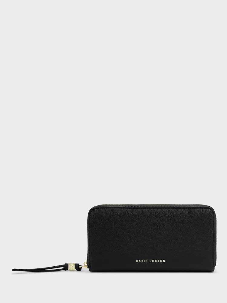 Katie Loxton Black Lottie Large Purse - Image 1 of 4