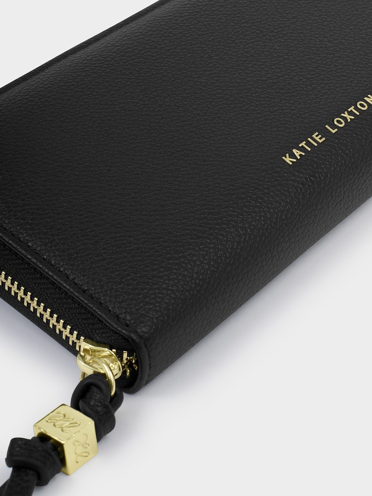Katie Loxton Black Lottie Large Purse - Image 4 of 4