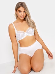 M&Co White Stretch Lace Under-Wired Bra - Image 1 of 6