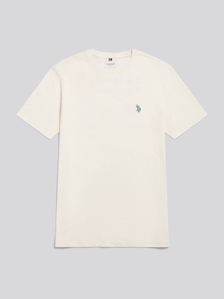 U.S. Polo Assn. Cream Open Championship Graphic T-Shirt - Image 1 of 4 U.S. Polo Assn. Cream Open Championship Graphic T-Shirt - Image 1 of 4