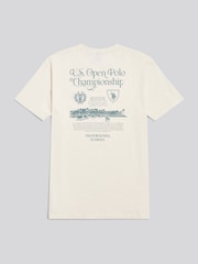 U.S. Polo Assn. Cream Open Championship Graphic T-Shirt - Image 2 of 4