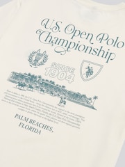U.S. Polo Assn. Cream Open Championship Graphic T-Shirt - Image 3 of 4