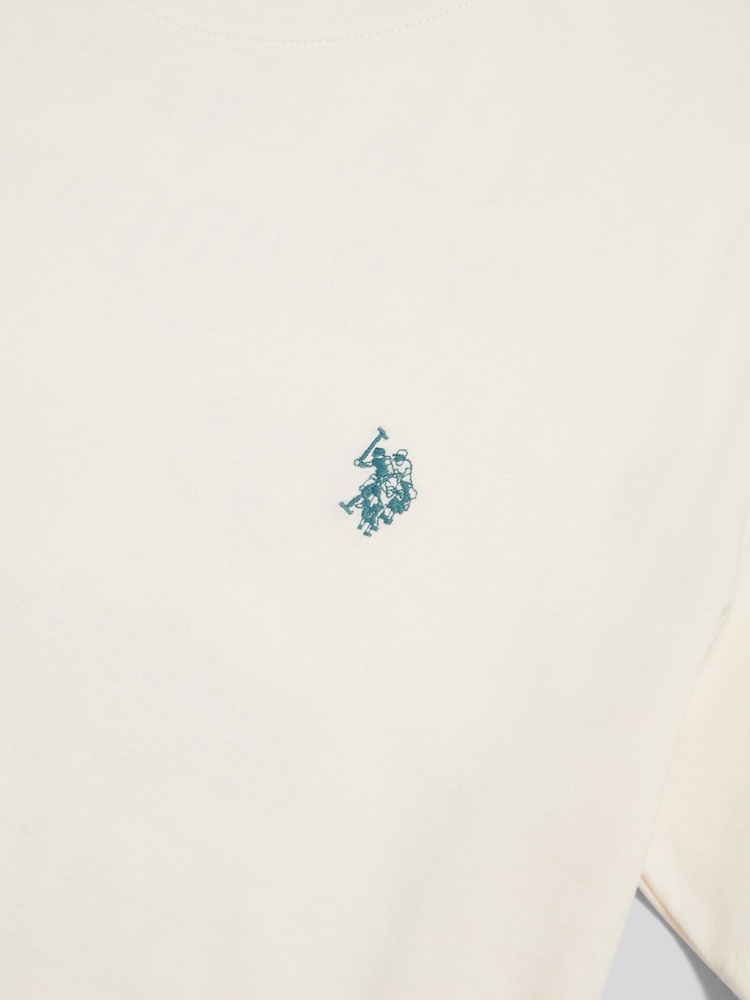 U.S. Polo Assn. Cream Open Championship Graphic T-Shirt - Image 4 of 4 U.S. Polo Assn. Cream Open Championship Graphic T-Shirt - Image 4 of 4