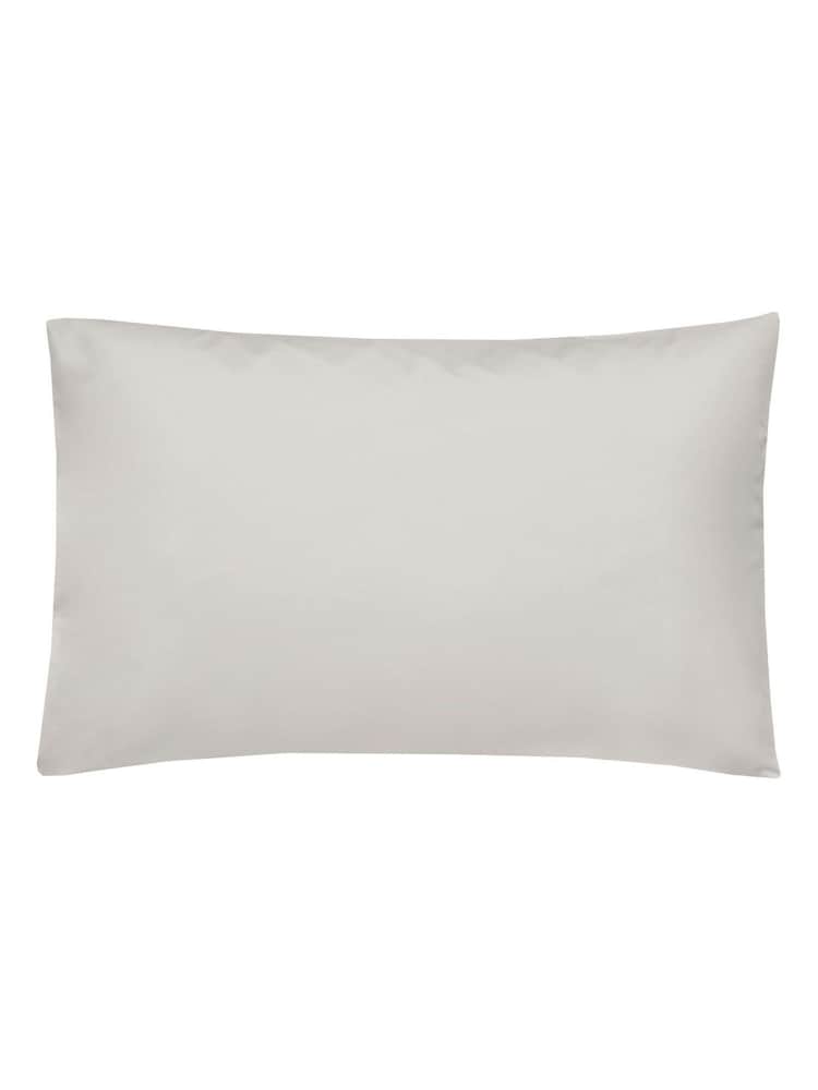 Laura Ashley Set of 2 Silver 200 Thread Count 100% Cotton Pillowcases - Image 2 of 3