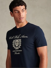 U.S. Polo Assn συλλογικό τουρνουά στόχου Κοντομάνικο μπλουζάκι με γραφικά - Εικόνα 4 από 7