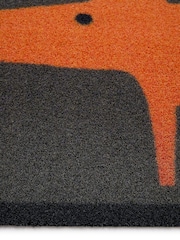 Hug Rug Orange Outdoor Mr Fox Doormat by Scion - Image 3 of 4