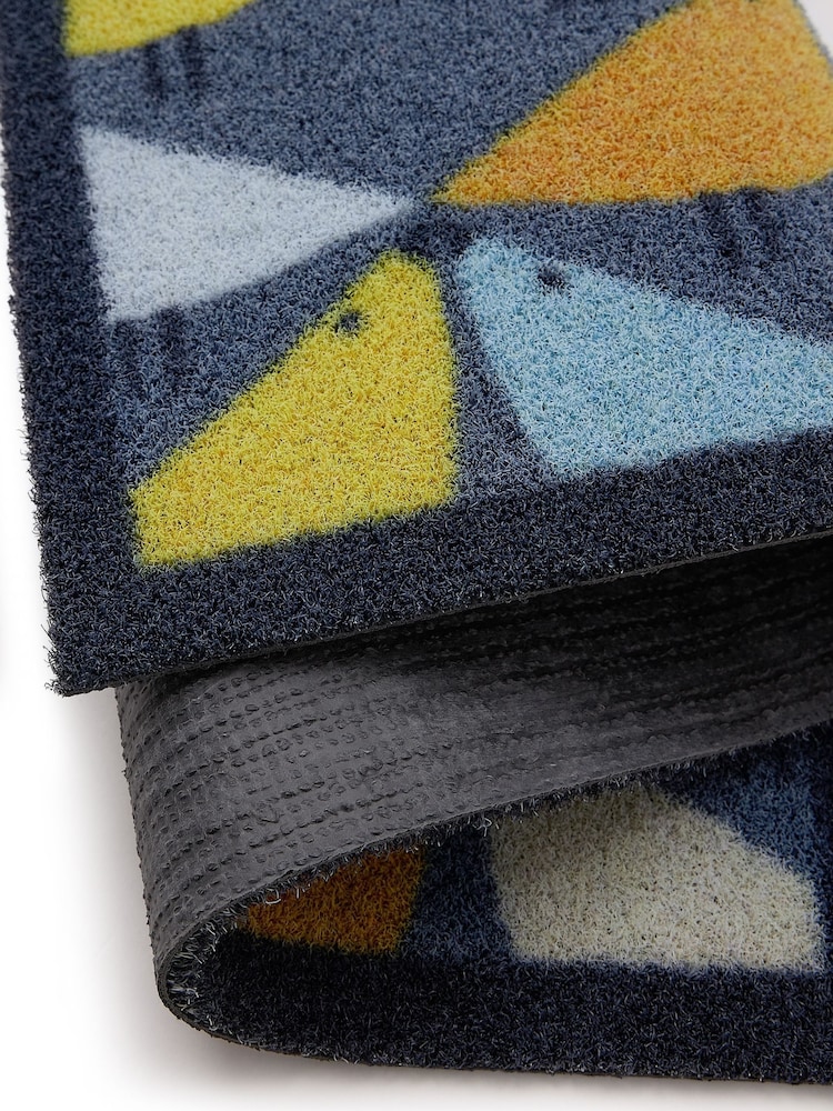 Hug Rug Blue Outdoor Lintu Doormat by Scion - Image 4 of 4 Hug Rug Blue Outdoor Lintu Doormat by Scion - Image 4 of 4