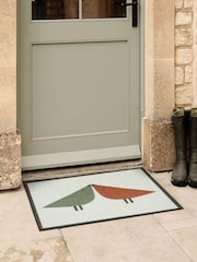 Hug Rug Green Outdoor Lintu Doormat by Scion - Image 1 of 4