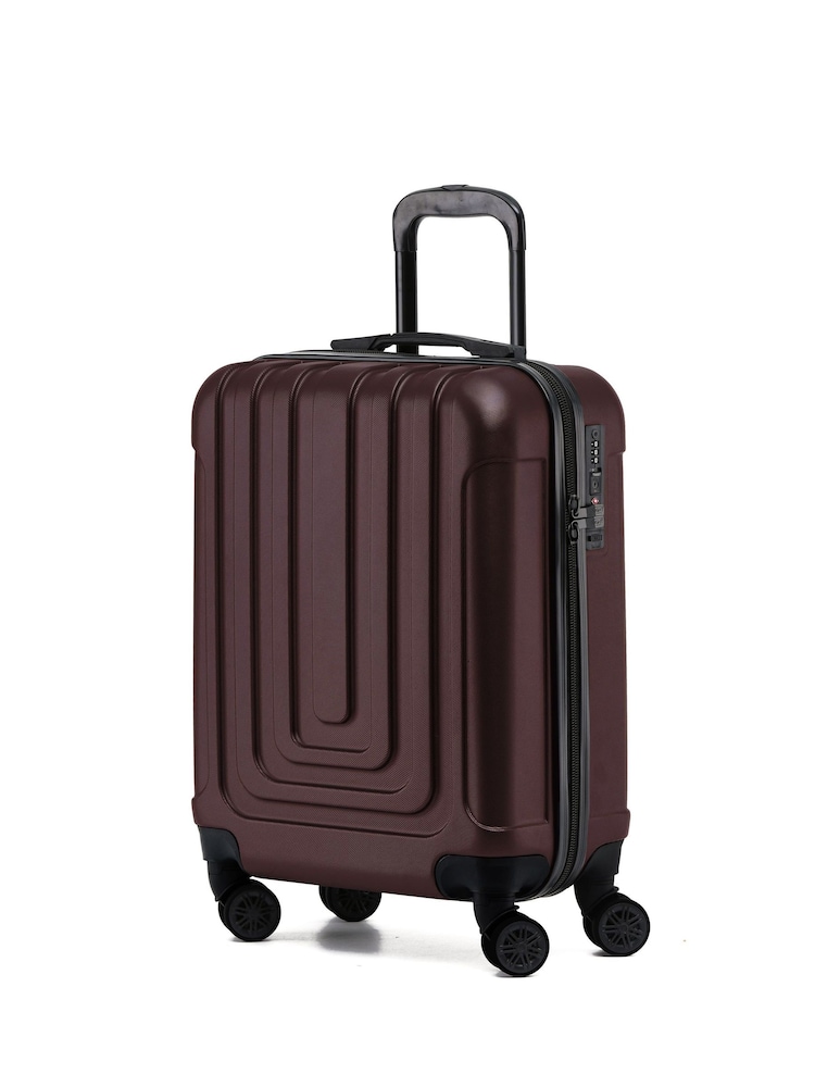 Flight Knight 55x40x20cm Ryanair Priority 8 Wheel ABS Hard Case Cabin Carry On Hand Luggage - Image 1 of 5