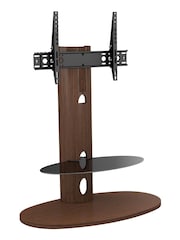 AVF Walnut Brown Chepstow 930 Pedestal TV Stand - Image 2 of 9